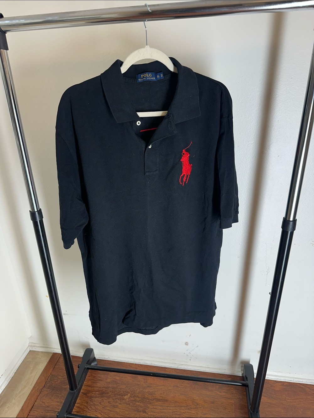 Polo by Ralph Lauren Black Polo with Red Pony